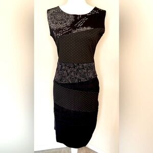 Desigual Natalie Dress Women Black Euro Med US Size Small New With Tag